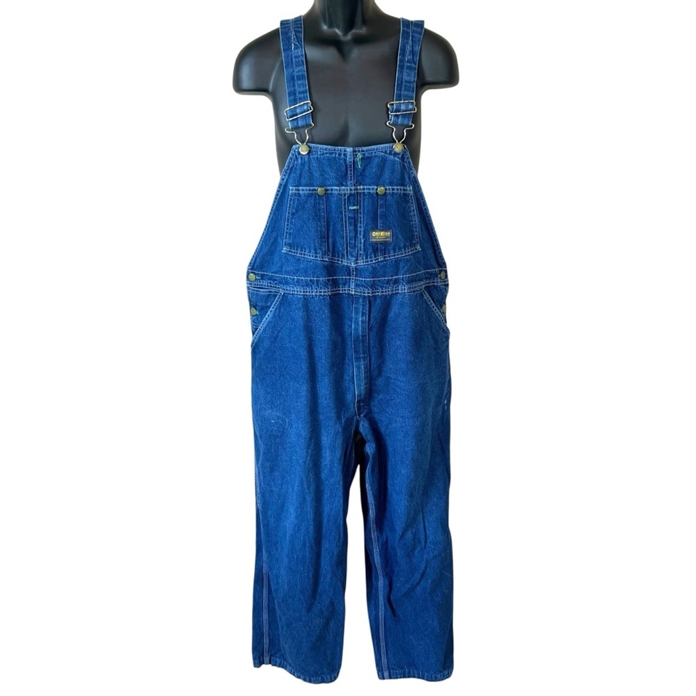 Vintage 50s Osh Kosh B'Gosh Cargo Overalls Vestback Union Made Sanforized USA